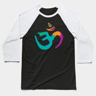 Colorful Om Baseball T-Shirt